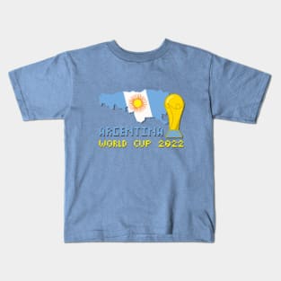 argentina world cup 2022 Kids T-Shirt